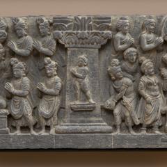 Fragment of a Relief with the Fasting Siddhārtha and the Attack of Mara
