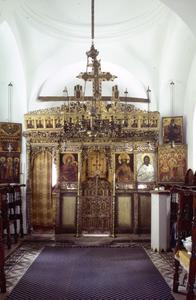 Chapel interior at Agiou Prodromou