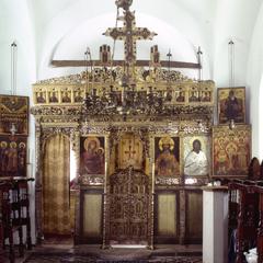 Chapel interior at Agiou Prodromou
