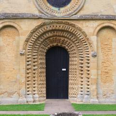 Iffley St Mary Church, west door
