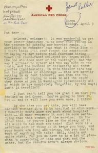 Pat Hitchcock correspondence