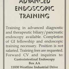 Gastrointestinal Endoscopy advertisement
