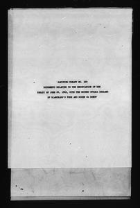 Ratified treaty no. 320, Documents relating to the negotiation of the treaty of June 27, 1862, with the United Ottawa Indians of Blanchard's Fork and Roche de Boeuf