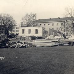 Infirmary addition under construction