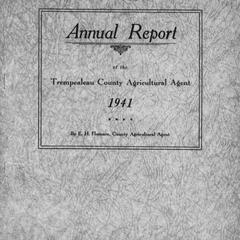 Annual report of the Trempealeau County agricultural agent