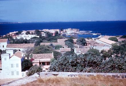 View from Top of Fortress on Island of Gorée