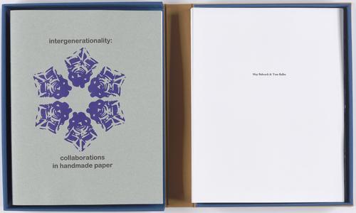 Intergenerationality  : collaborations in handmade paper