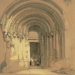 Grand West Entrance, Jedburgh Abbey, September 19th, 1846