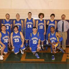 Men's basketball team, University of Wisconsin--Marshfield/Wood County, 2014