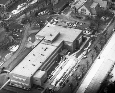 Aerial view of Babcock Hall