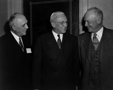 Fred, Rennebohm, Eisenhower at U.W. Centennial