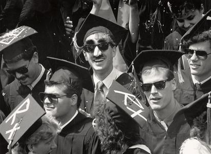 Groucho glasses at commencement