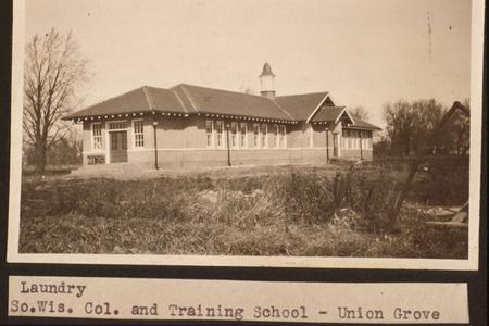 Laundry, Southern Wisconsin Colony and Training School. Union Grove, Wisconsin