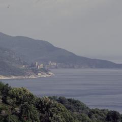 Distant view of Stavronikita