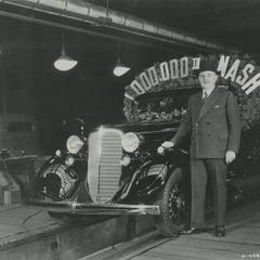 Charles W. Nash with the 1,000,000th Nash