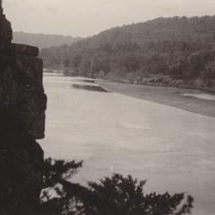 Cliff on St. Croix River dells