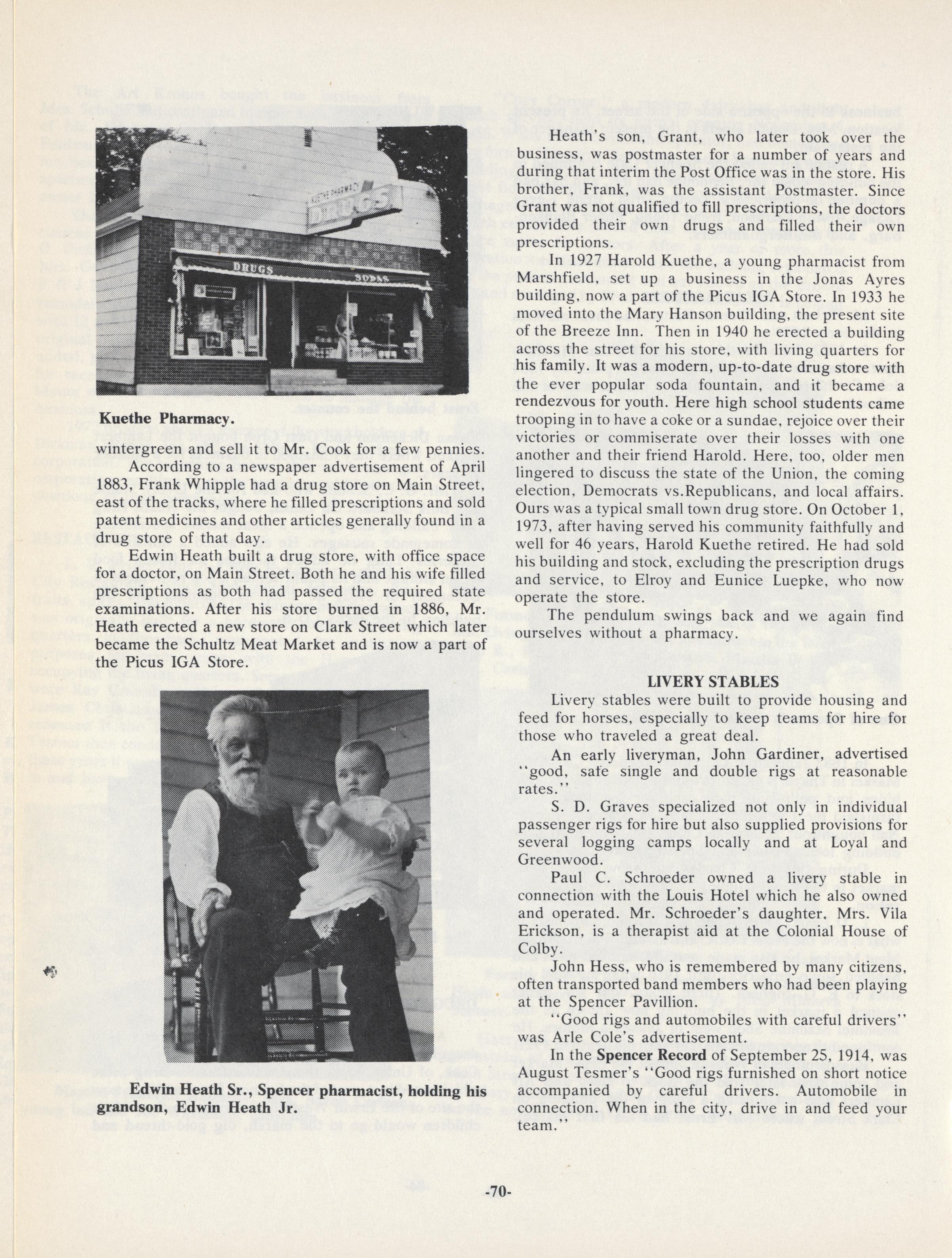 Spencer, Wisconsin, 18741974 Full view UWDC UWMadison Libraries