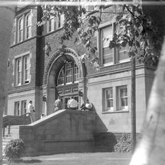 Old Main entrance during the 1960s