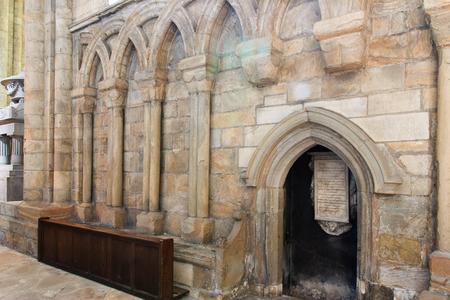 Durham Cathedral choir aisle blind arcade