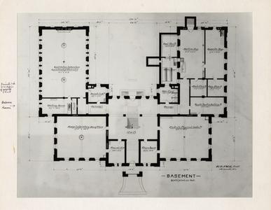 Old Science Hall basement floor plan
