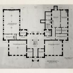 Old Science Hall basement floor plan