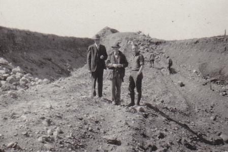 Geologists Melcher, Hansell, Bean and Alden