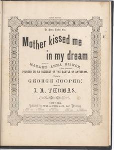 Mother kissed me in my dream
