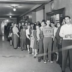 Cafeteria line at Memorial Union