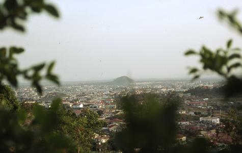 Evening view of Abuja from Ministers Hill