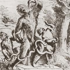 Caricature of the Laocoon Group
