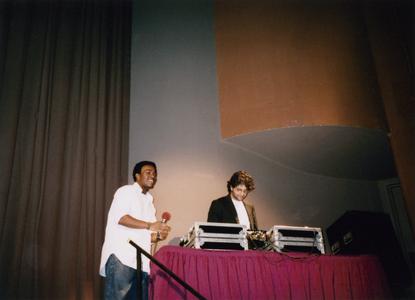 DJ and student moderator at 2004 MCOR