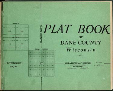 Plat book of Dane County Wisconsin