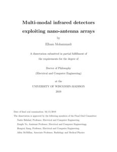 Multi-modal infrared detectors exploiting nano-antenna arrays