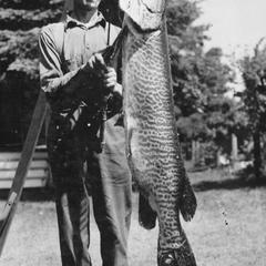 J. P. Young and musky