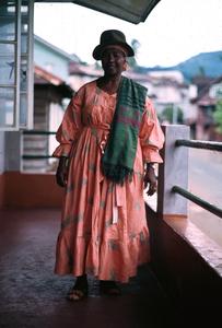 Modeling Typical Dress of Krio Women, Freetown
