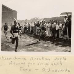 Jesse Owens running at Camp Randall