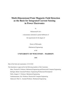 Multi-Dimensional Point Magnetic Field Detection as the Basis for Integrated Current Sensing in Power Electronics