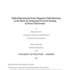 Multi-Dimensional Point Magnetic Field Detection as the Basis for Integrated Current Sensing in Power Electronics