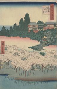 The Flower Pavilion on Dango Slope in Sendagi, no. 16 from the series One-hundred Views of Famous Places in Edo