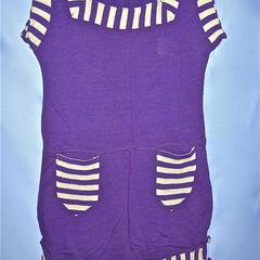 Purple wool bathing suit