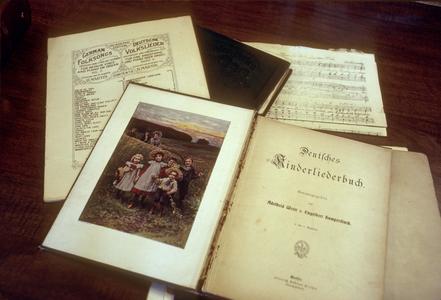 Max Kade Institute's German American songbooks and frontispiece