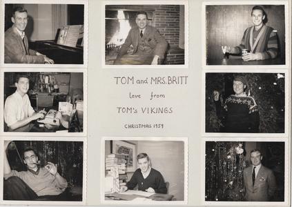 Tom's Vikings Christmas card