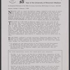 The University of Wisconsin : 125 Years Through the Camera's Eye