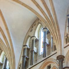 Lincoln Cathedral choir interior clerestory