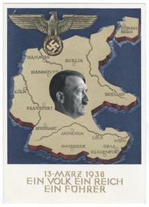 13 März 1938 : Ein Volk, ein Reich, ein Führer