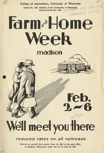 Farm and Home Week : Madison, Feb. 2-6 [1931]