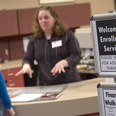 Enrollment Services Department helps student in need