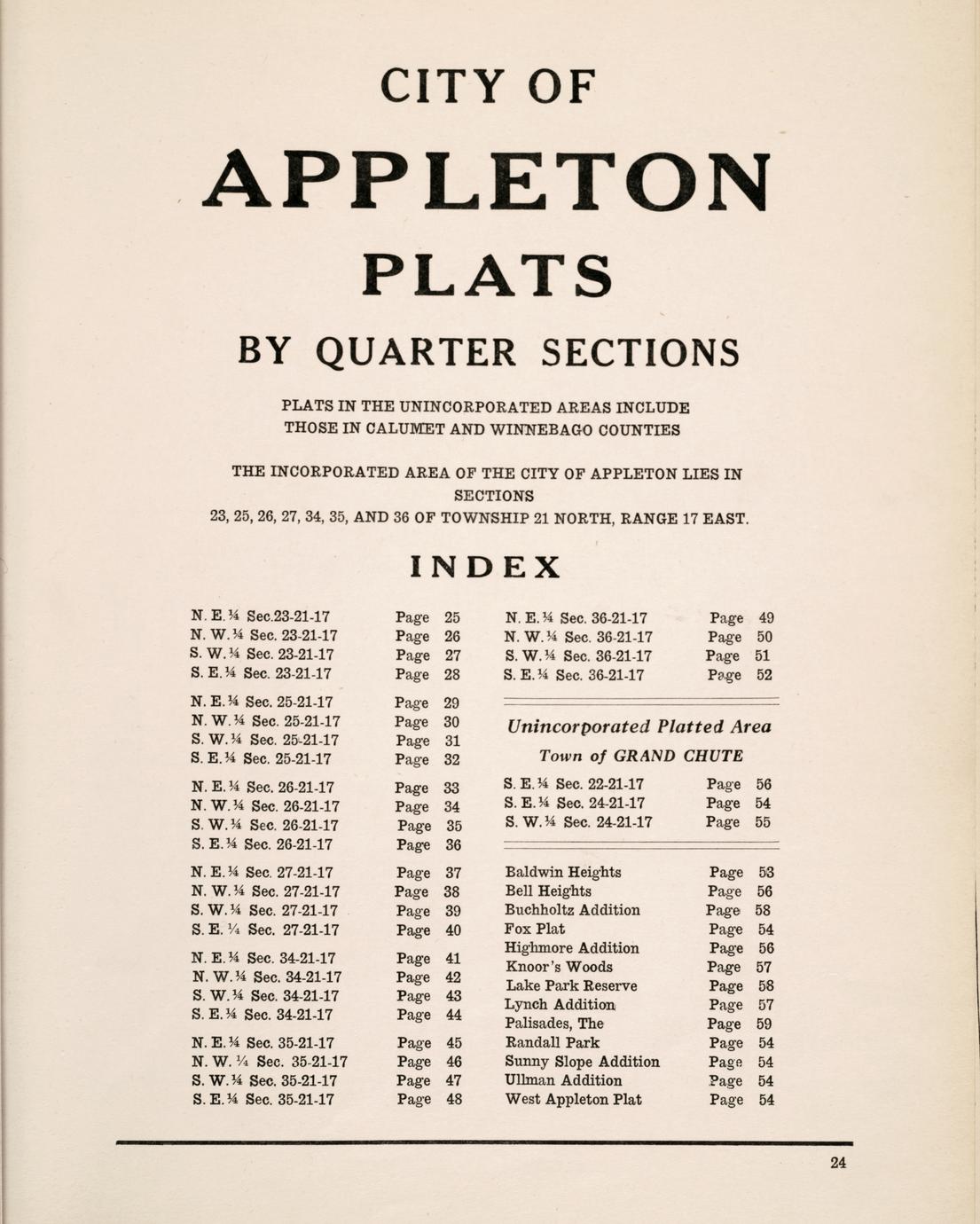 Atlas of Outagamie County, 1942 - Full view - UWDC - UW-Madison Libraries