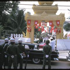 Vat Ong Tu oath taking ceremony--departure by rank order