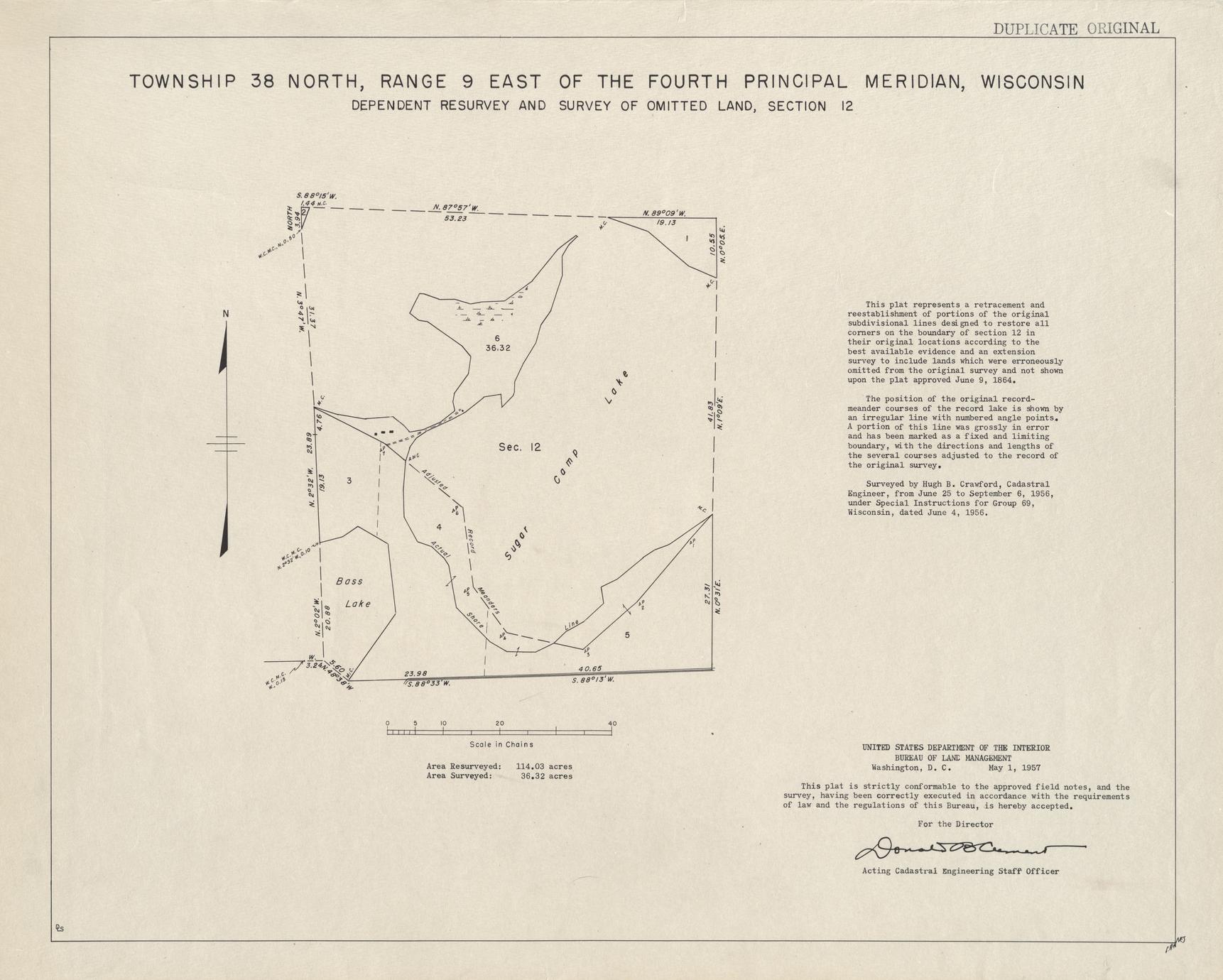 [Public Land Survey System map: Wisconsin Township 38 North, Range 09 East]
